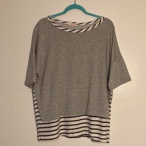 Maronie (Anthropologie) Layered Tee Shirt |‎ Draped | Comfy